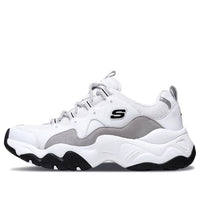 Skechers D Lites 3.0 Low Top Running Shoes White/Gray 999878-WLGY