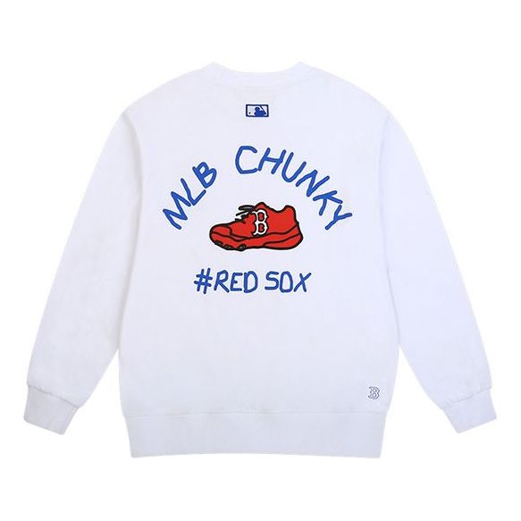 MLB Boston Red Sox Graffiti Sports Long Sleeves Unisex White 31MT05011-43W