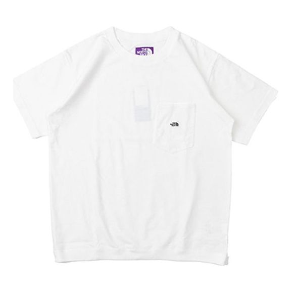 THE NORTH FACE Unisex PURPLE LABEL High Bulky Short-sleeved White NT3014N-W