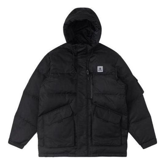 Converse Premium Mid Down Jacket Asia Sizing 'Black' 10025249-A03
