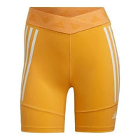 (WMNS) adidas Speed Creation Shorts Asia Sizing 'Orange White' H65064