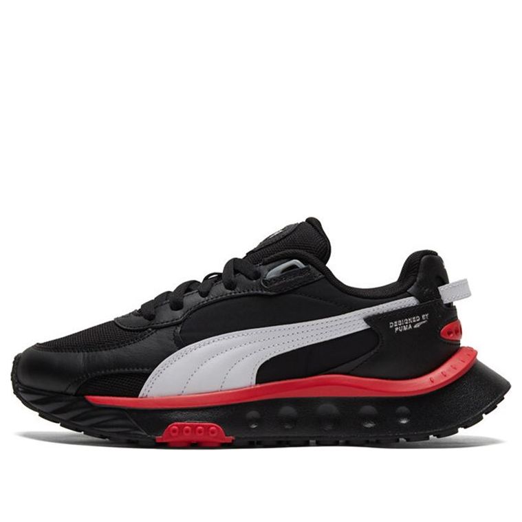 PUMA Wild Rider Route 'Black Poppy Red' 381597-01