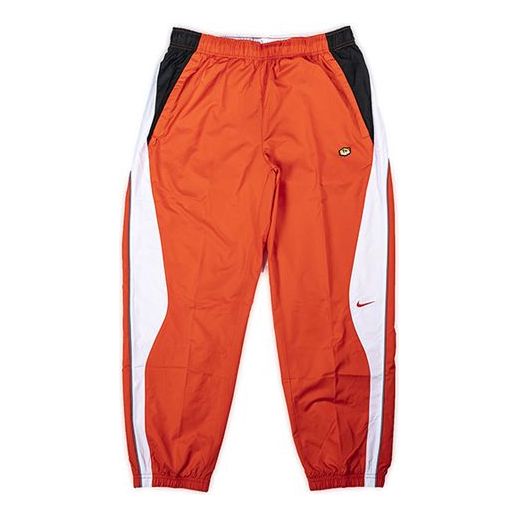 NikeLab Collection Tn Sports Loose Casual Pants elastic Design Orange Red AR5858-891