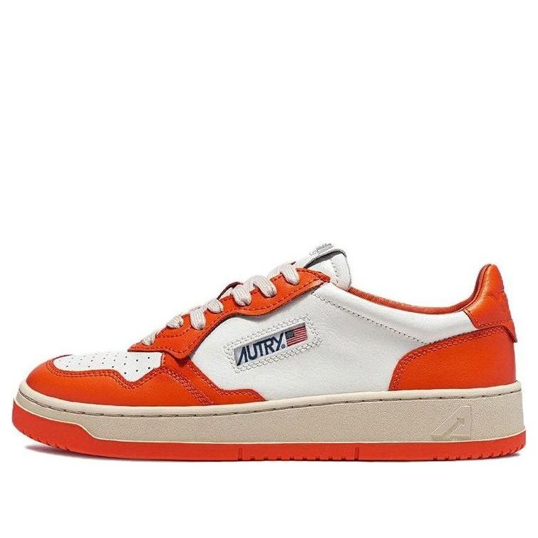 AUTRY Medalist Low Bicolor 'White Orange' AULM-WB21