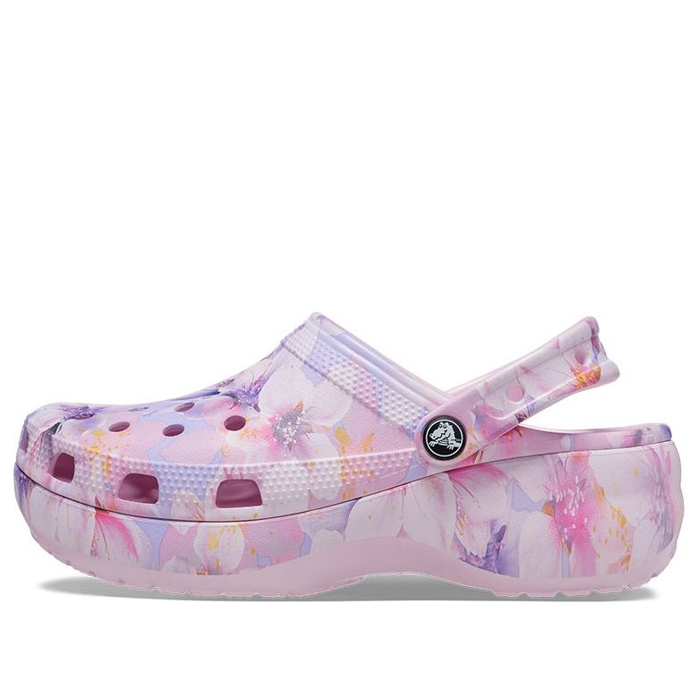 (WMNS) Crocs Classic Platform Clog 'Cherry Blossom' 208836-6W8
