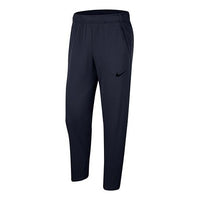 Nike Dri-FIT Fleece Training Sports Long Pants Obsidian Color Black CU4950-451