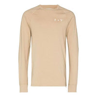 (WMNS) Men's Off-White x Browns 50 Crossover Printing Logo Loose Round Neck Long Sleeves Beige OMAB050G20JER0011701