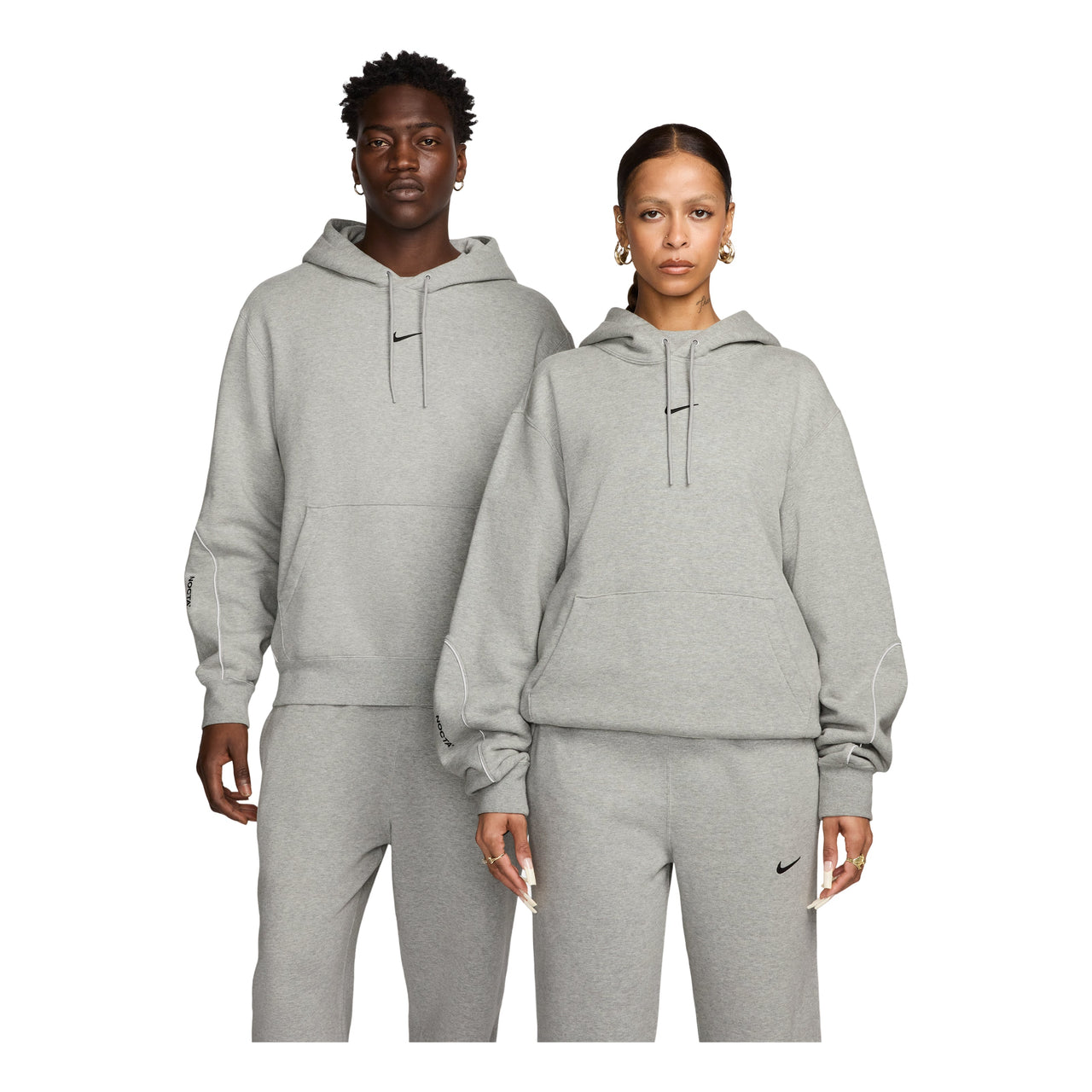 Nike x NOCTA Drake Fleece CS Hoodie Asia Sizing 'Dark Grey Heather' FN7660-063
