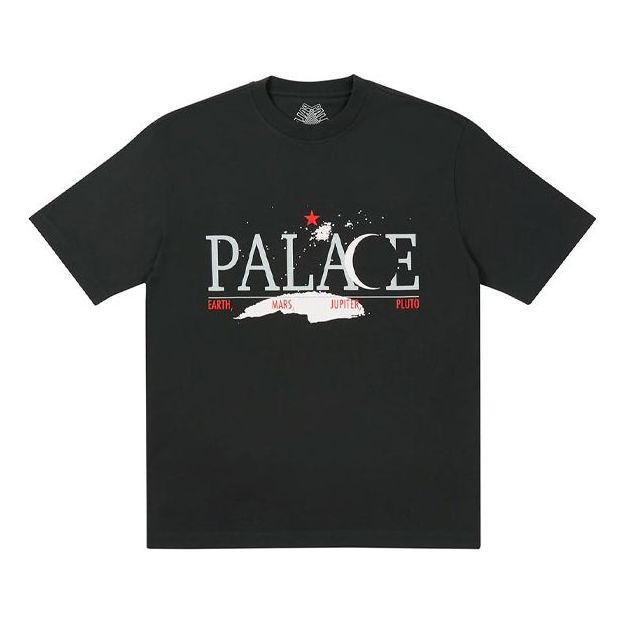 PALACE Outer Space Black Alphabet Logo Short Sleeve Unisex P20TS063