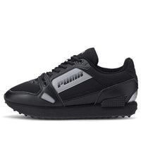(WMNS) PUMA Mile Rider Bright Peaks Low-Top Sneakers Black/Grey 374113-01