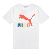 PUMA Classics Logo Interest Tee 'White' 536344-02