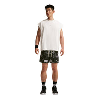 Nike Standard Issue Dri-FIT 13cm Shorts 'White Black Pale Ivory' IF2574-100