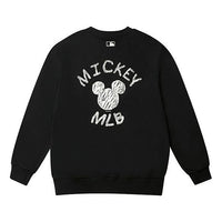 MLB x Disney Mickey Mouse Long-Sleeve Fleece Unisex Black 31MTK1041-43L