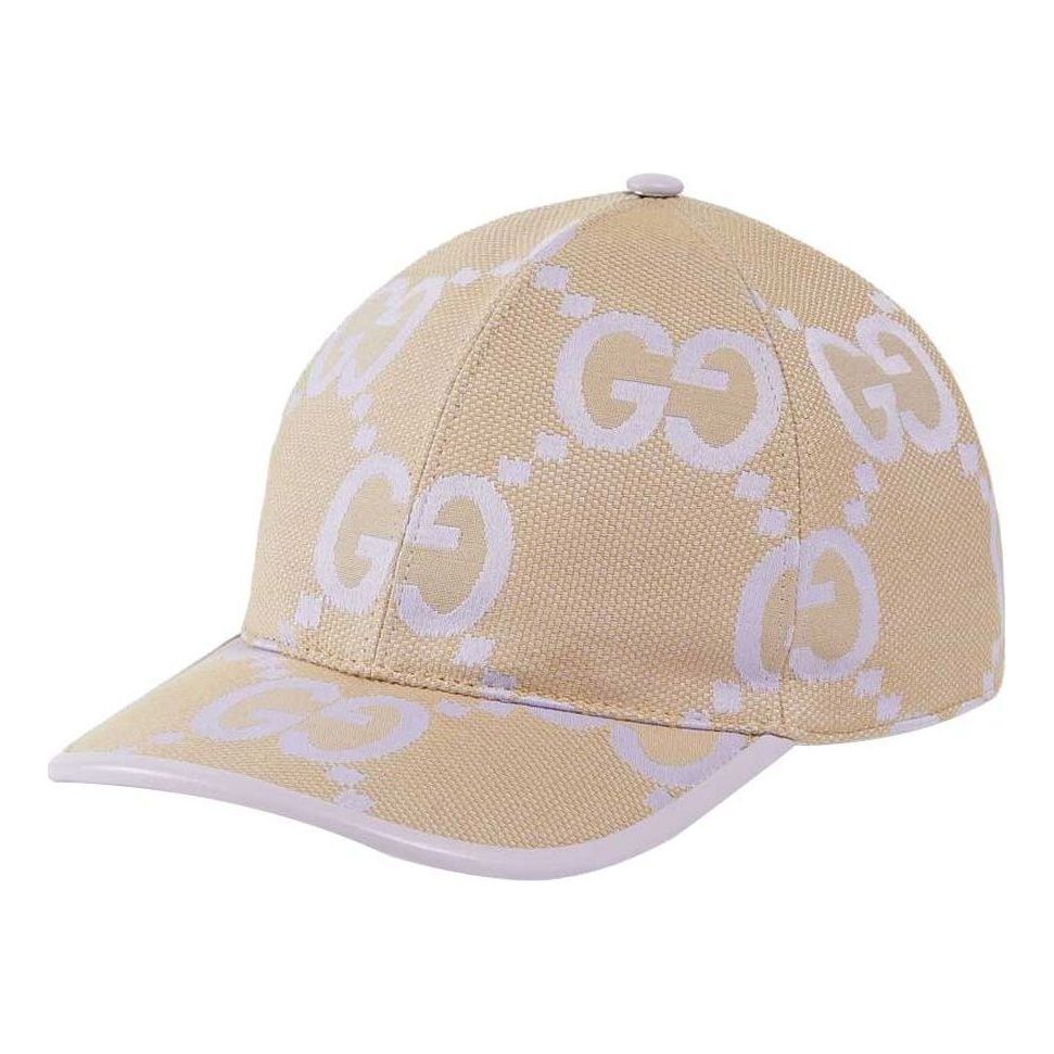(WMNS) Gucci Jumbo GG Baseball Hat 'Beige Lilac' 735011-4HAVS-8871