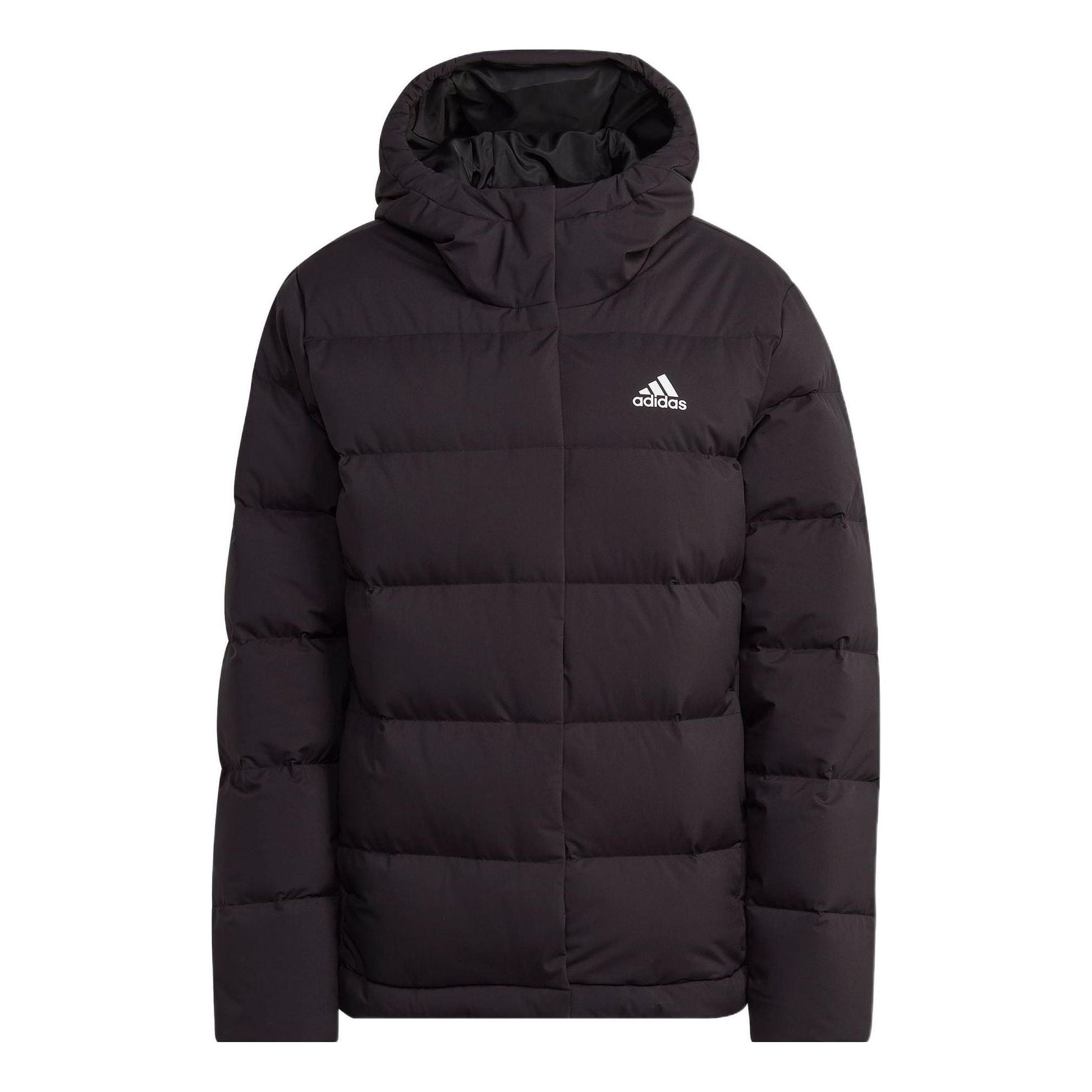 (WMNS) adidas Helionic Hooded Down Jacket Asia Sizing 'Black' HG8747