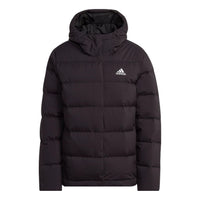 (WMNS) adidas Helionic Hooded Down Jacket Asia Sizing 'Black' HG8747