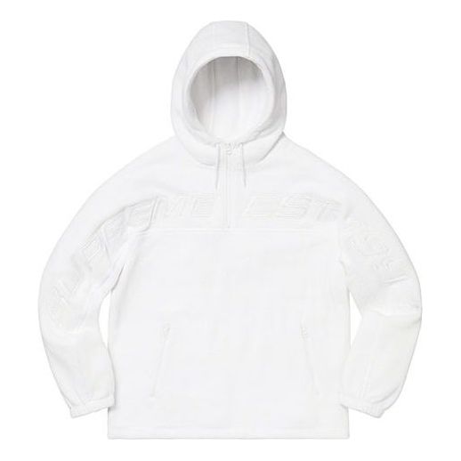 Supreme FW19 Week 15 Polartec Half Zip Hooded Sweatshirt SUP-FW19-10795
