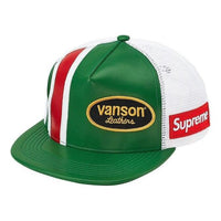 Supreme x Vanson Leathers Mesh Back 5-Panel 'Green White Red' SUP-SS20-256