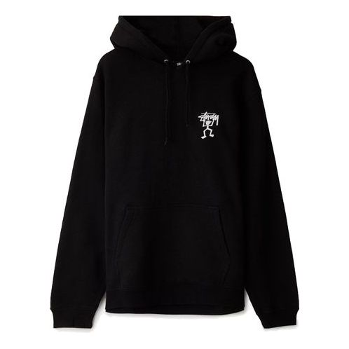 Stussy Warrior Man Hood Pullover Unisex Black 1924435-0001