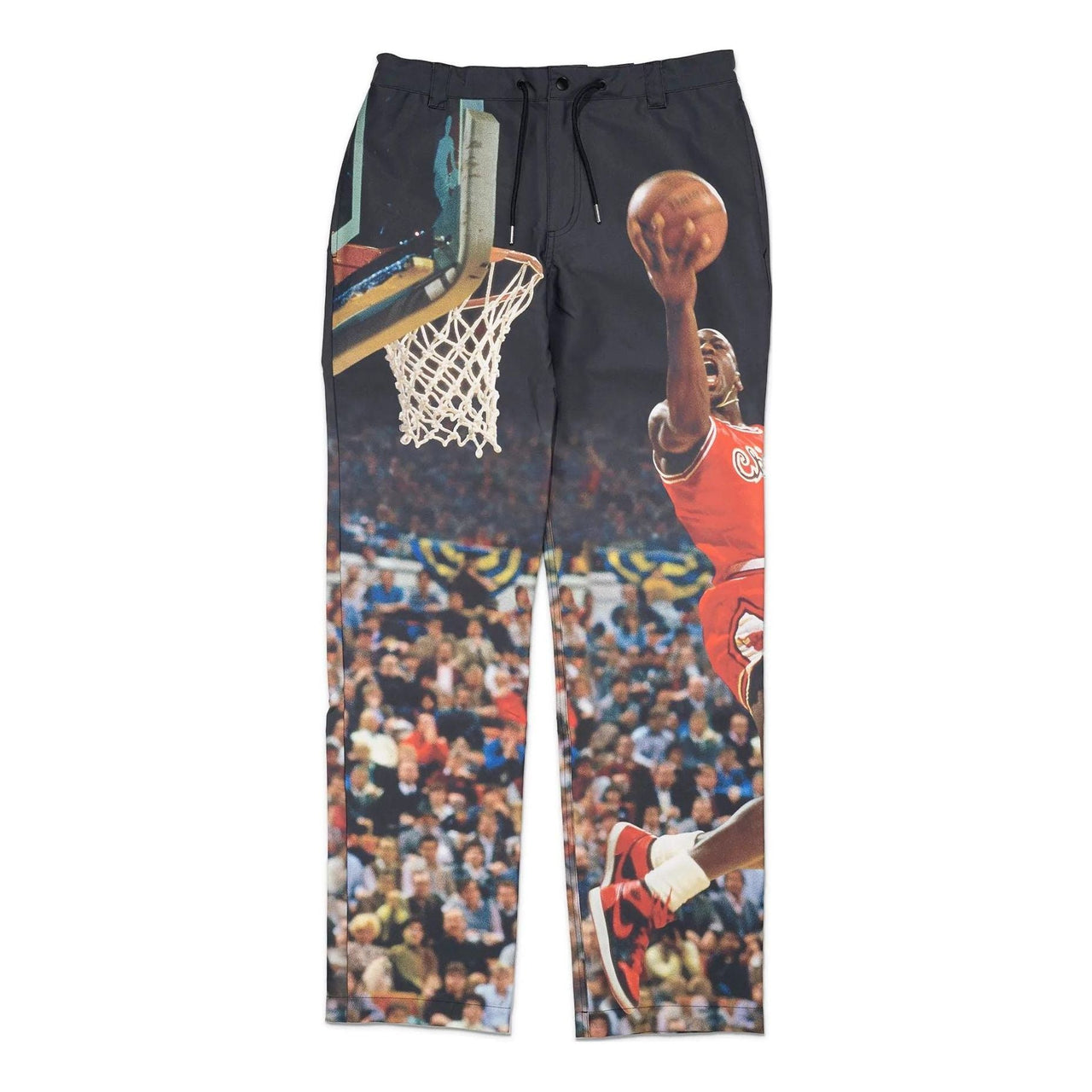 Air Jordan Character Pattern Printing Drawstring Straight Casual Pants 'Multicolor' DJ0182-010