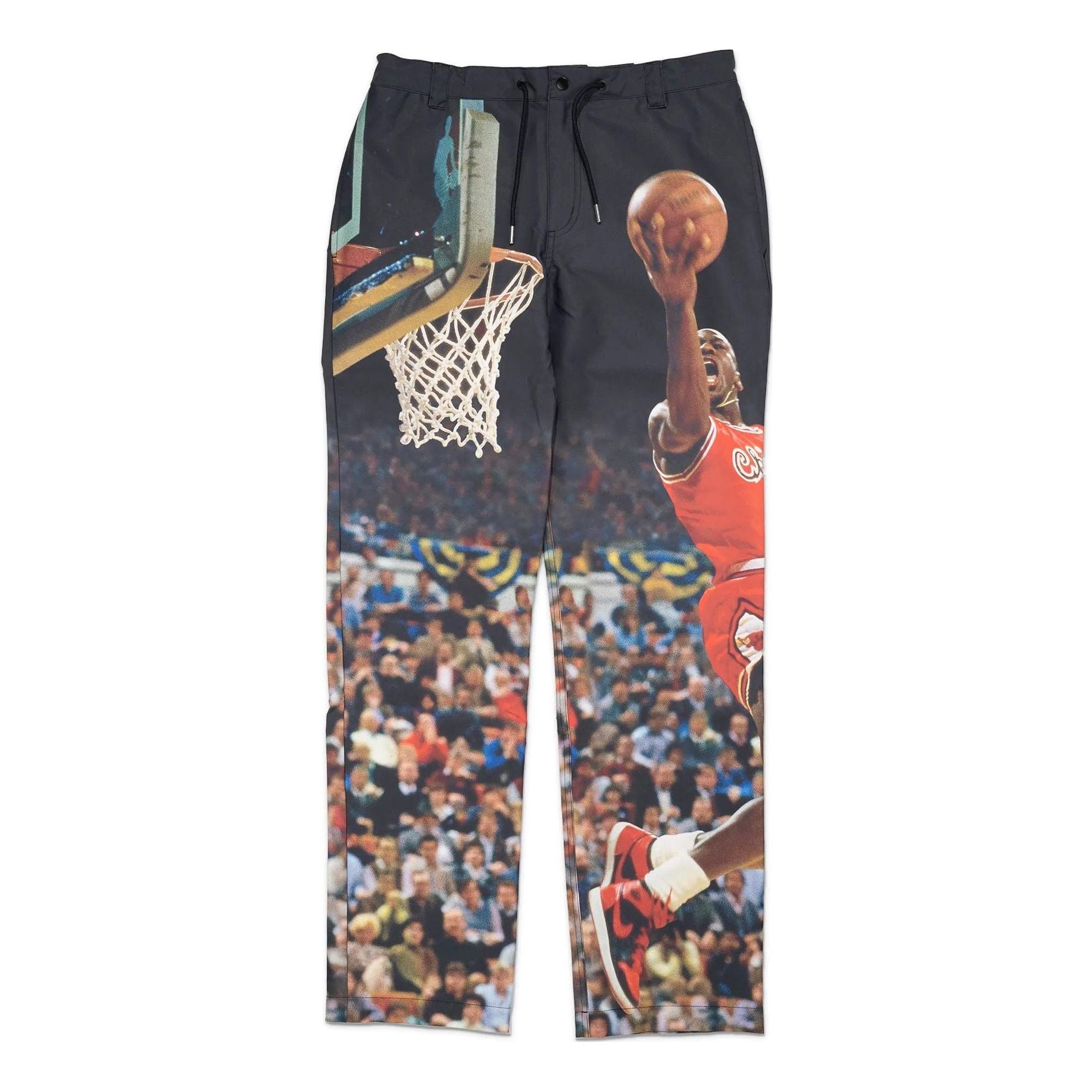 Air Jordan Character Pattern Printing Drawstring Straight Casual Pants 'Multicolor' DJ0182-010