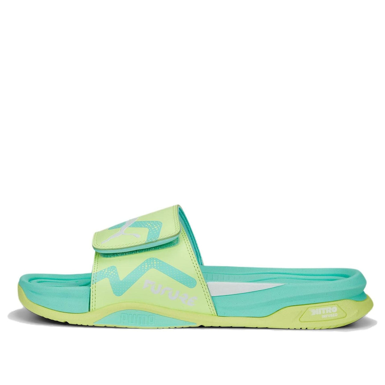 PUMA Dream Nitro Future Slide 'Yellow Electric Peppermint' 391270-02