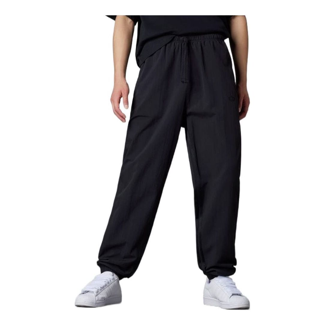 adidas Blue Version Essential Woven Chino Pants Asia Sizing 'Black' HM6496