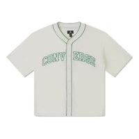 Converse Baseball Jersey Shirt Asia Sizing 'White' 10027220-A01