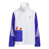 (GS) adidas x Disney Zootopia Woven Jacket 'White Blue Green' IK6064