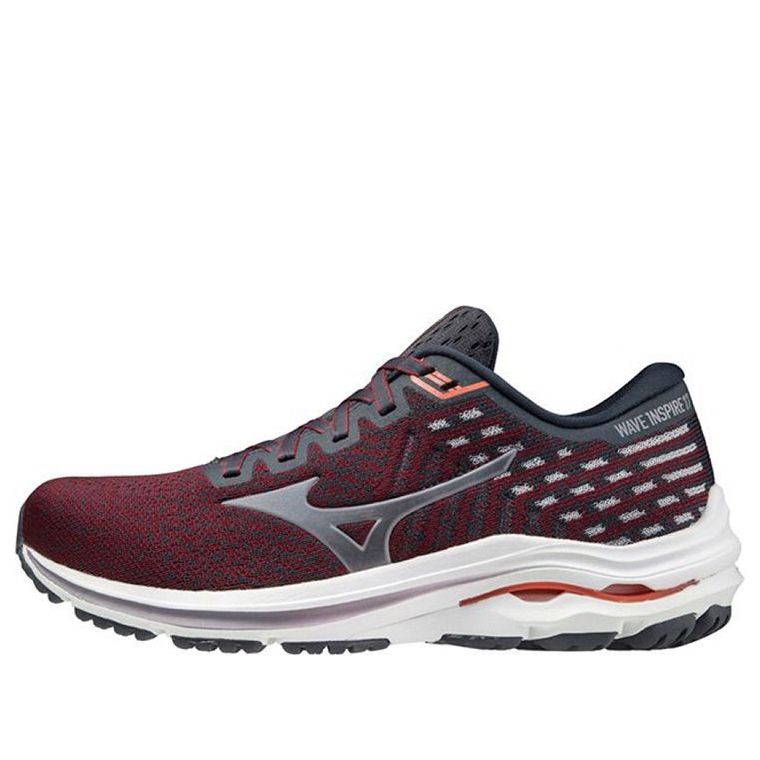 (WMNS) Mizuno Wave Inspire 17 Waveknit Wide 'Dark Red' J1GD212958