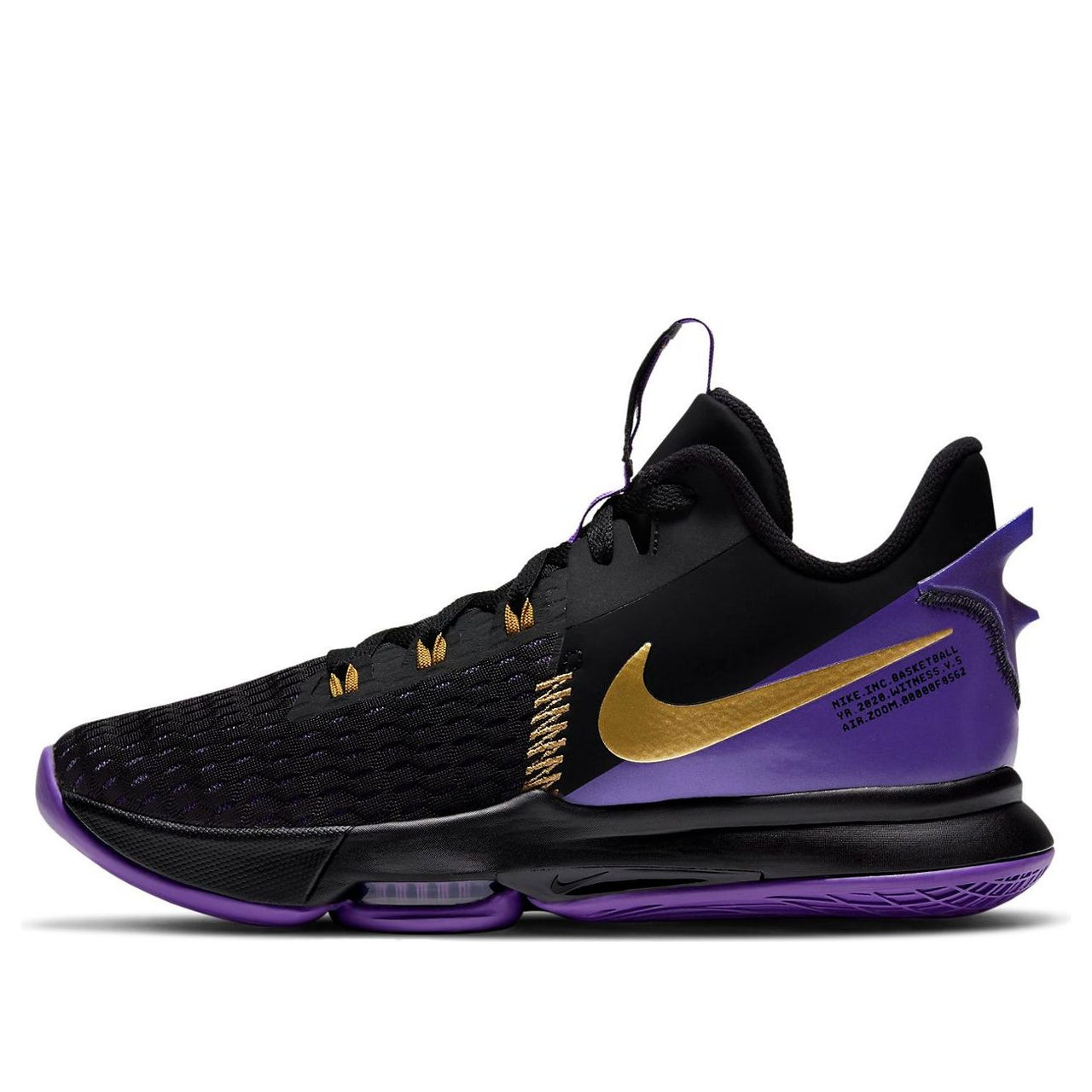 Nike LeBron Witness 5 'Fierce Purple Metallic Gold' CQ9380-003