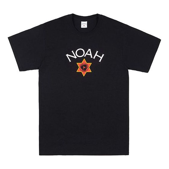 NOAH Nyc Tuff Gong Core Logo Pale Black Tee T15FW18BLK