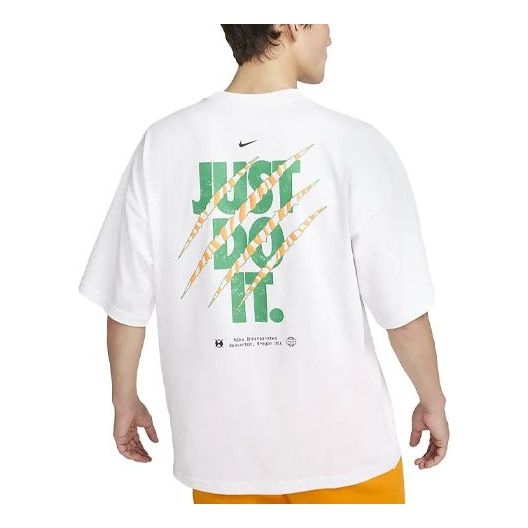 Nike Brandriffs Sportswear T-Shirt 'White' FB9818-100