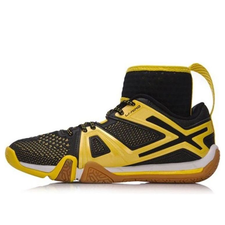 (WMNS) Li-Ning Saga Hi 'Black Yellow' AYAM004-2