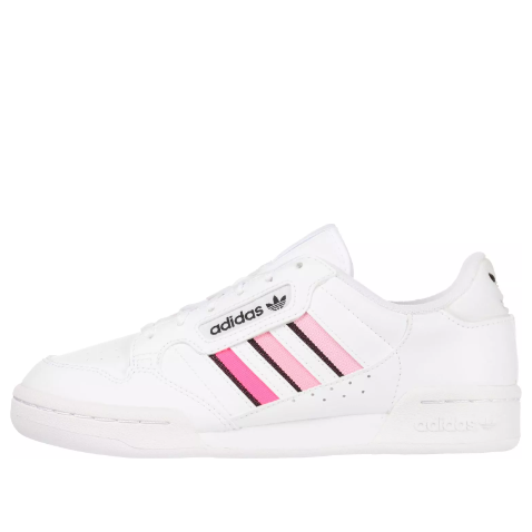 (GS) adidas Continental 80 Stripes 'White Light Pink' GZ7037