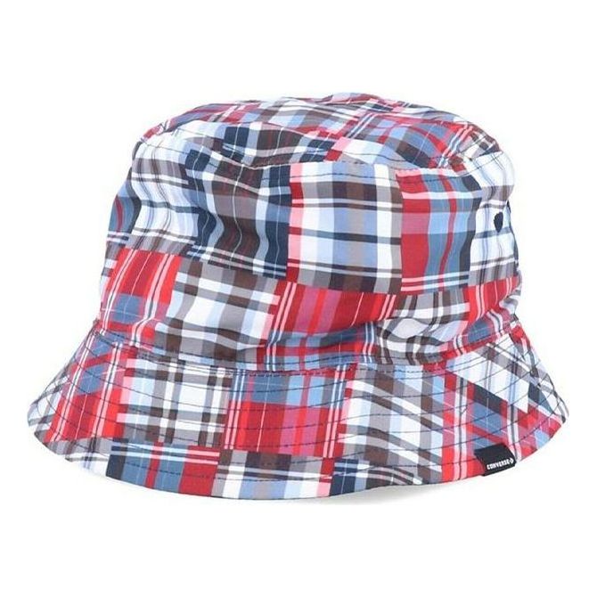 Converse Reversible Patch Plaid Bucket Hat 'Blue' 10018334-A03-467