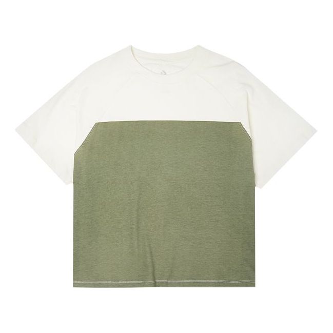 Converse Shapes Triangle Raglan Graphic T-Shirt Asia Sizing 'Egret' 10021717-A02