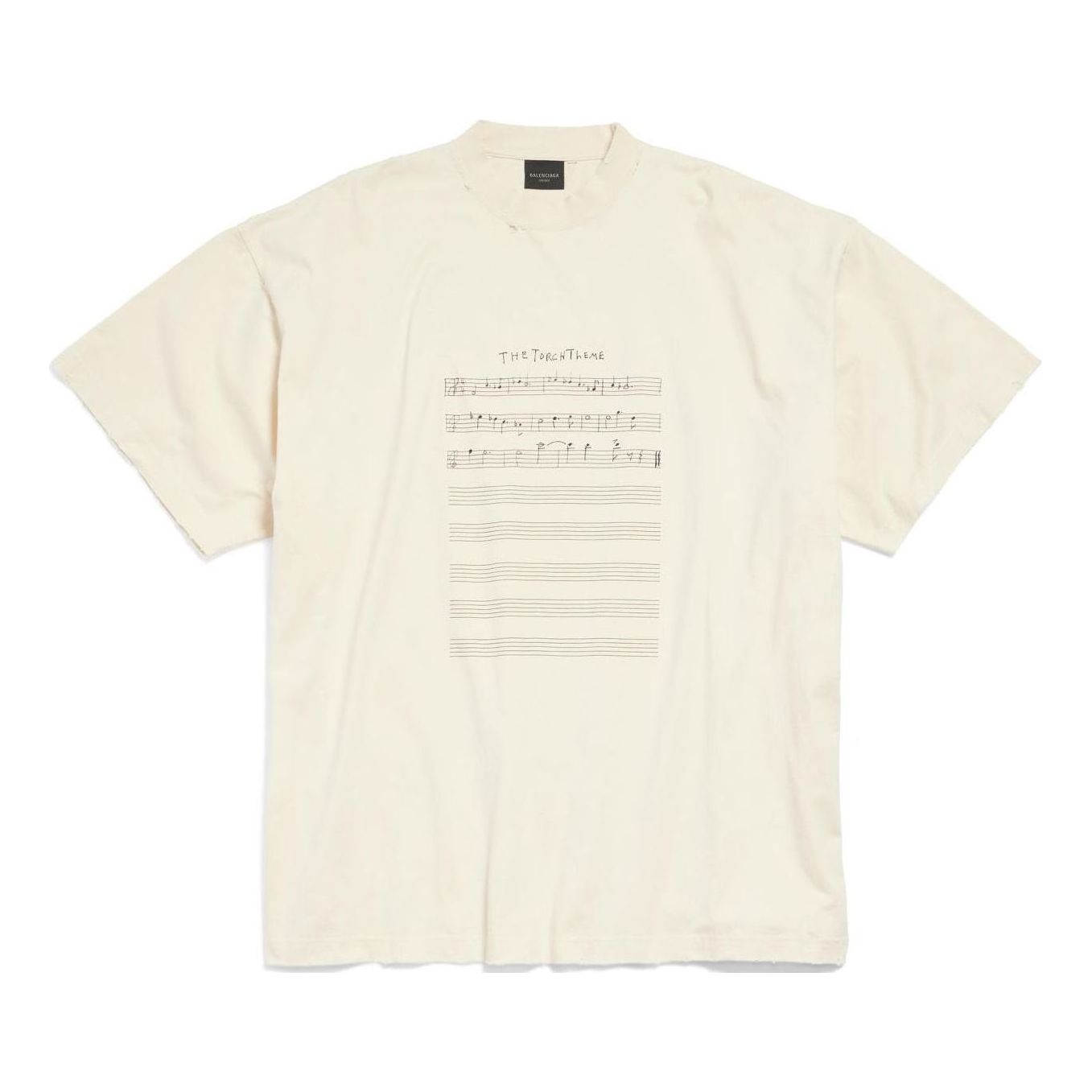 Balenciaga Angelo Badalamenti Series T-shirt 'Light Beige' 694576TMVO59069