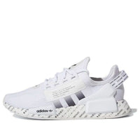 (GS) adidas originals NMD R1 V2 'White Black' GX1122