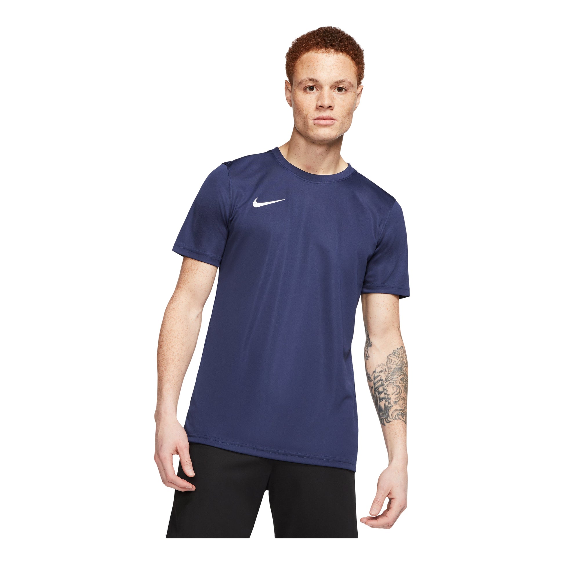 Men's Nike Dri-FIT Logo Printing Round Neck Pullover Short Sleeve Us Edition T-Shirt BV6708-410