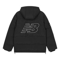 New Balance NB Logo Winter Down Jacket Asia Sizing 'Black' AMJ33339-BK