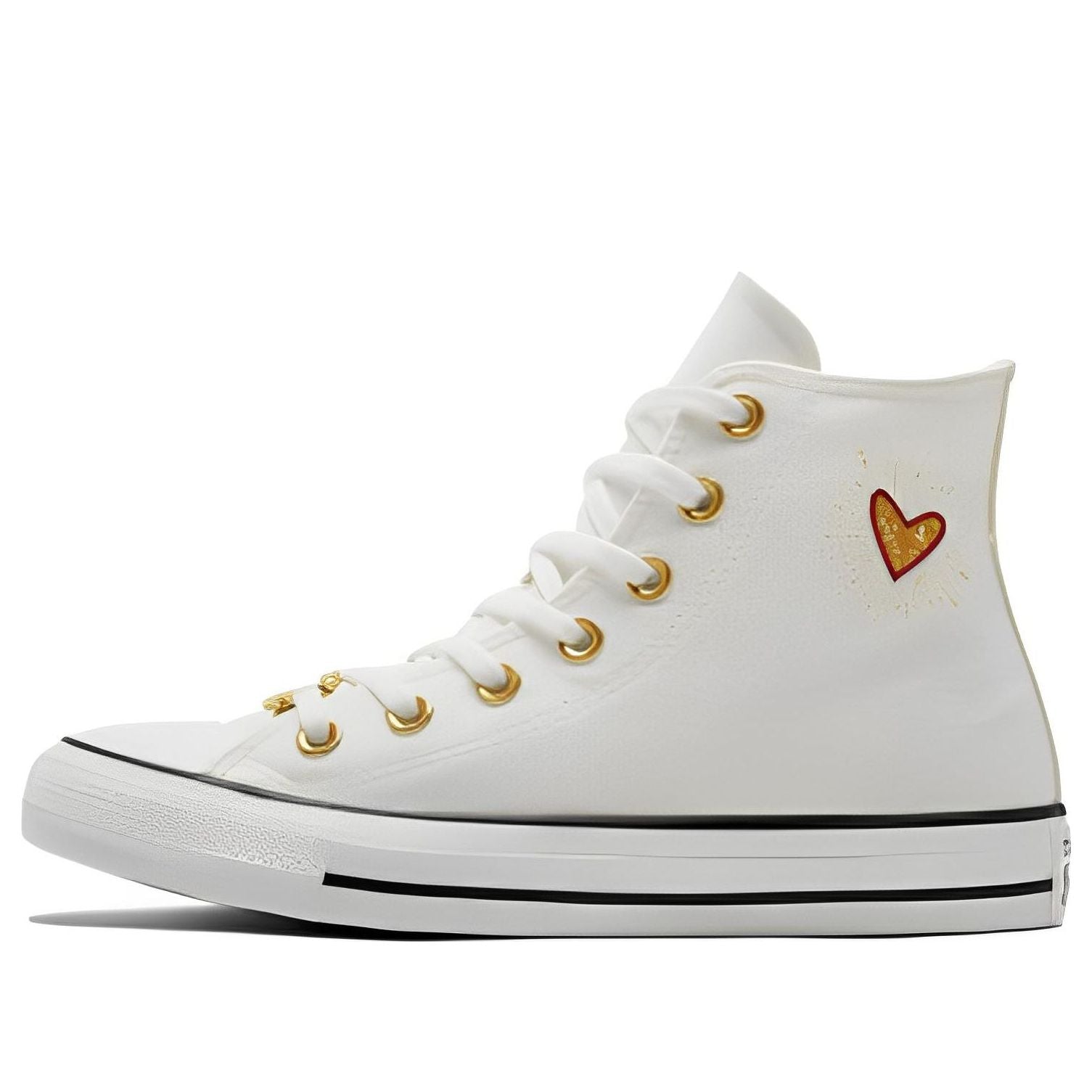 (WMNS) Converse Chuck Taylor All Star High 'Valentine's Day 2023 - Vintage White' A05139C