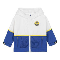 (GS) Skechers Casual Woven Hooded Jacket 'Blue White' L121B046