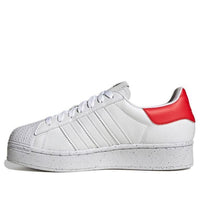 (WMNS) adidas originals Superstar Bold 'White Red' H67929