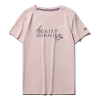 (WMNS) Li-Ning x Disney Sports Fashion Series Short Sleeve Tee 'Pink Purple' AHSR212-3