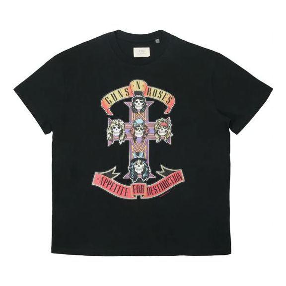 Men's Fear of God Band Skeleton Short Sleeve Black FOG-SS20-245