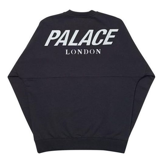 PALACE Londons Crew SS20 Printing Round Neck Pullover Unisex Black P18ES154