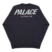 PALACE Londons Crew SS20 Printing Round Neck Pullover Unisex Black P18ES154