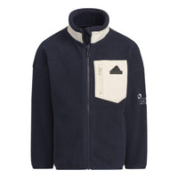 (GS) adidas City Escape Fleece Jacket Asia Sizing 'Navy White' IY5030