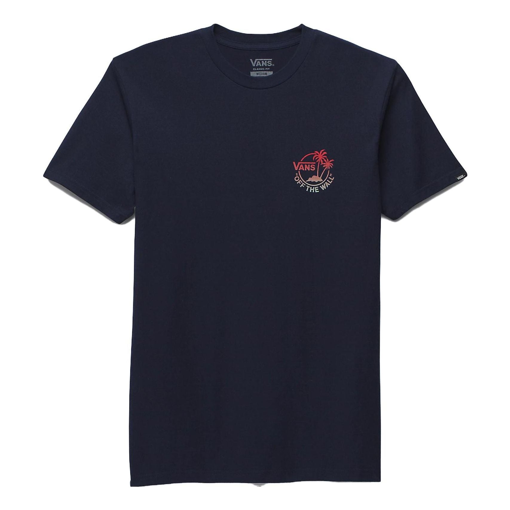 Vans Classic Mini Dual Palm T-Shirt 'Navy' VN0A7SMYCN9